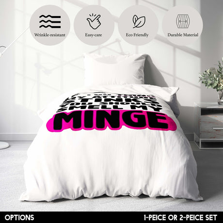 Attitude Stinks Rude Funny Any Colour Soft Single Size Novelty Bed Duvet Cover