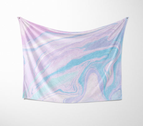 Liquid Marble Abstract  Custom Design Novelty Fleece Mink Blanket Throw Gift