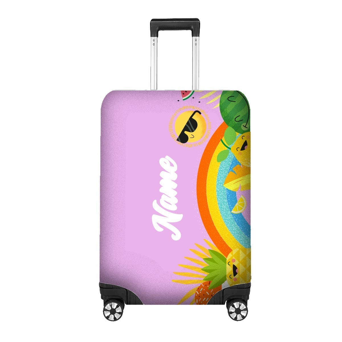 Summer Kids Cool Name Gift Custom Luggage Cover Personalise Suitcase Protector