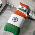 India Flag Indian Cozy Design Single Size Bed Duvet Cover Quilt + Pillowcase Set