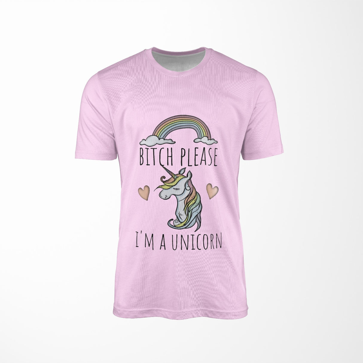 Personalised B*itch Please Im a Unicorn Custom Colour T-Shirt Unisex Adults
