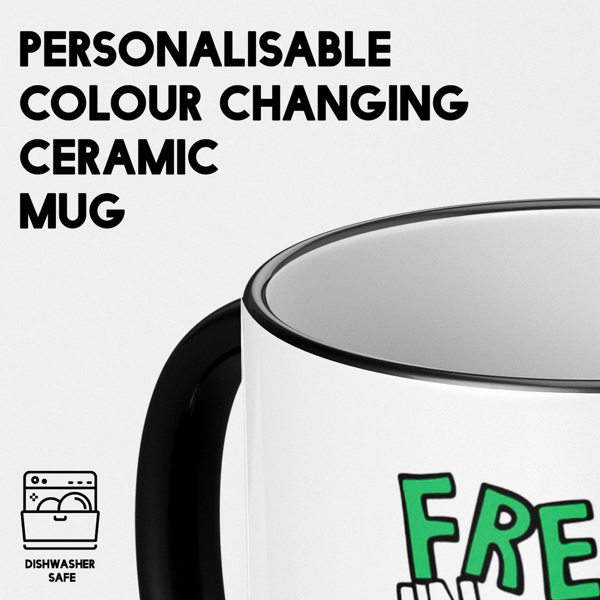 Freak In The Sheet Heat Sensitive Magic Colour Changing Mug Novelty Drink Cup