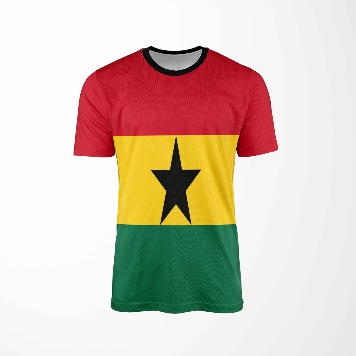 Ghana Flag Ghanaian Custom All-Over Printed Unisex T-Shirt - Top Patriotic Tee