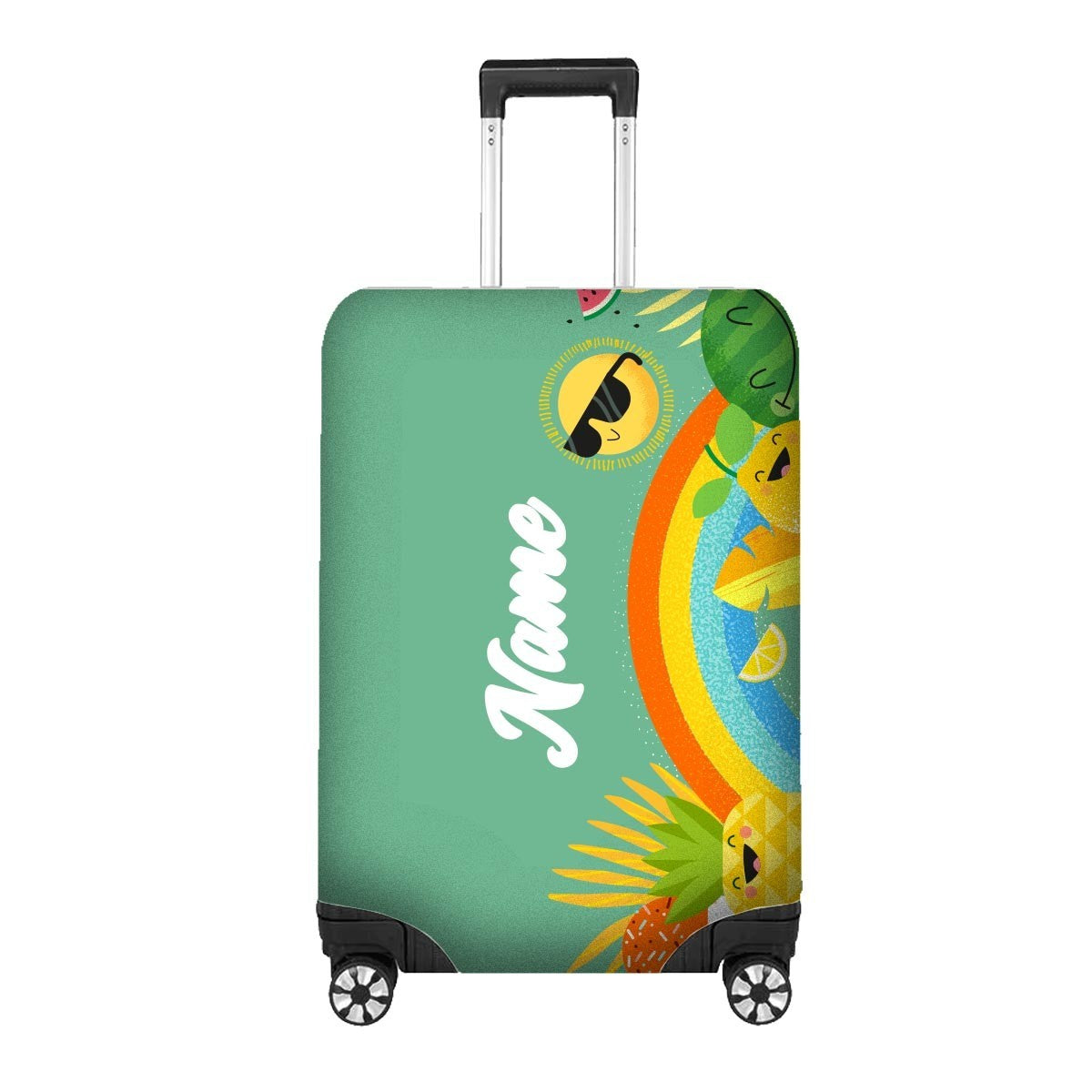Summer Kids Cool Name Gift Custom Luggage Cover Personalise Suitcase Protector