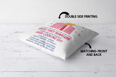 Trump You're Hands Valentines Love Cheeky Funny Cute Square Filled Cushion Decor