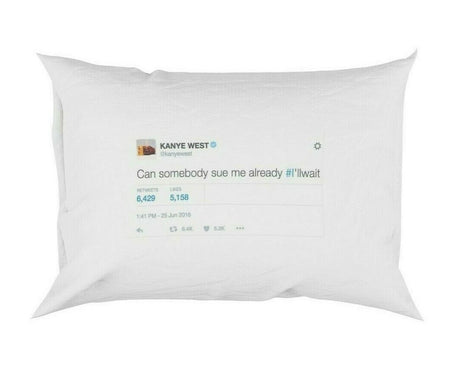 Celebrity Tweets Saying Novelty Funny Soft Pillowcase Pillow Case Cover Gift
