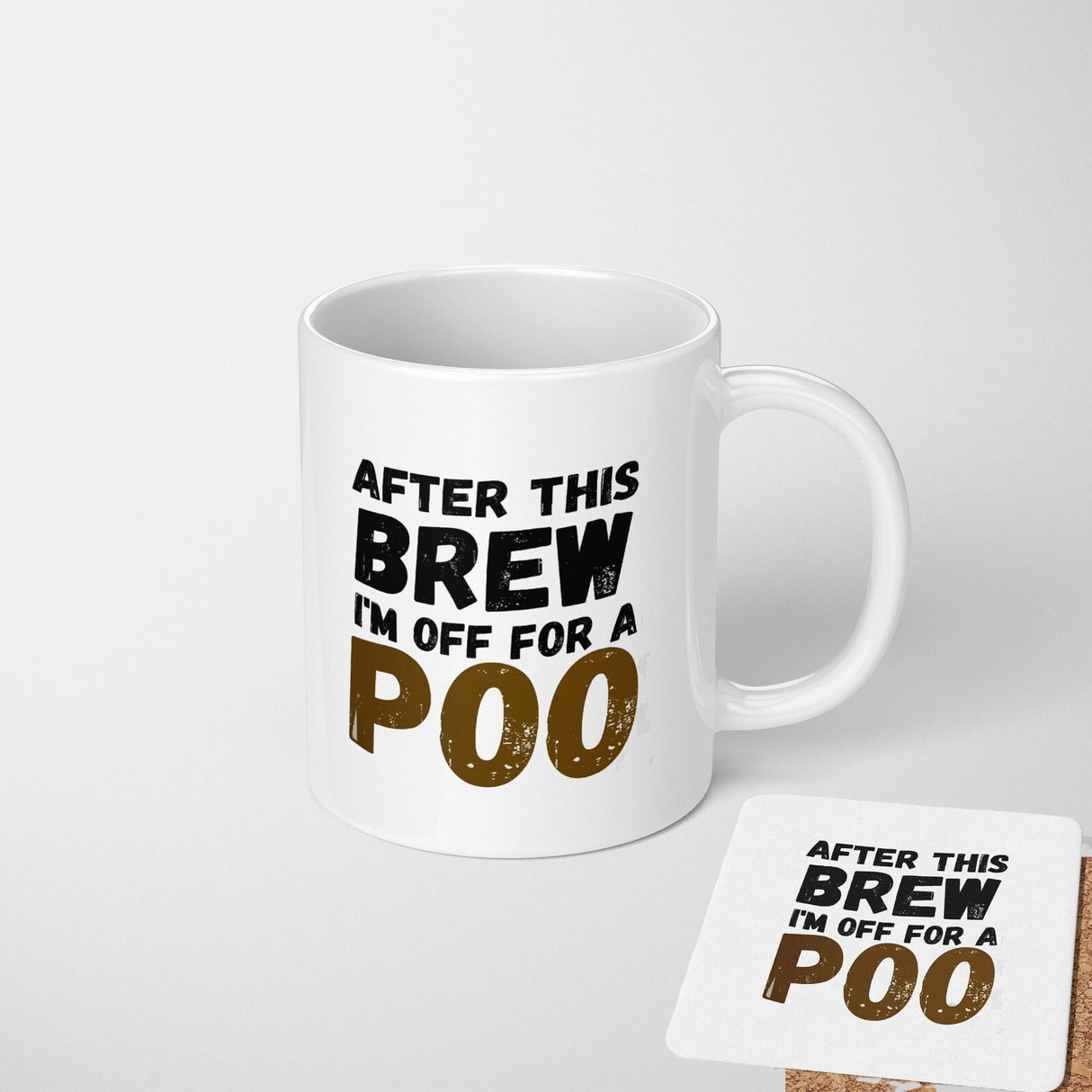 "After This Brew" Rude Funny Cheeky Gift Coffee Tea Mug + Coaster Option Him Her