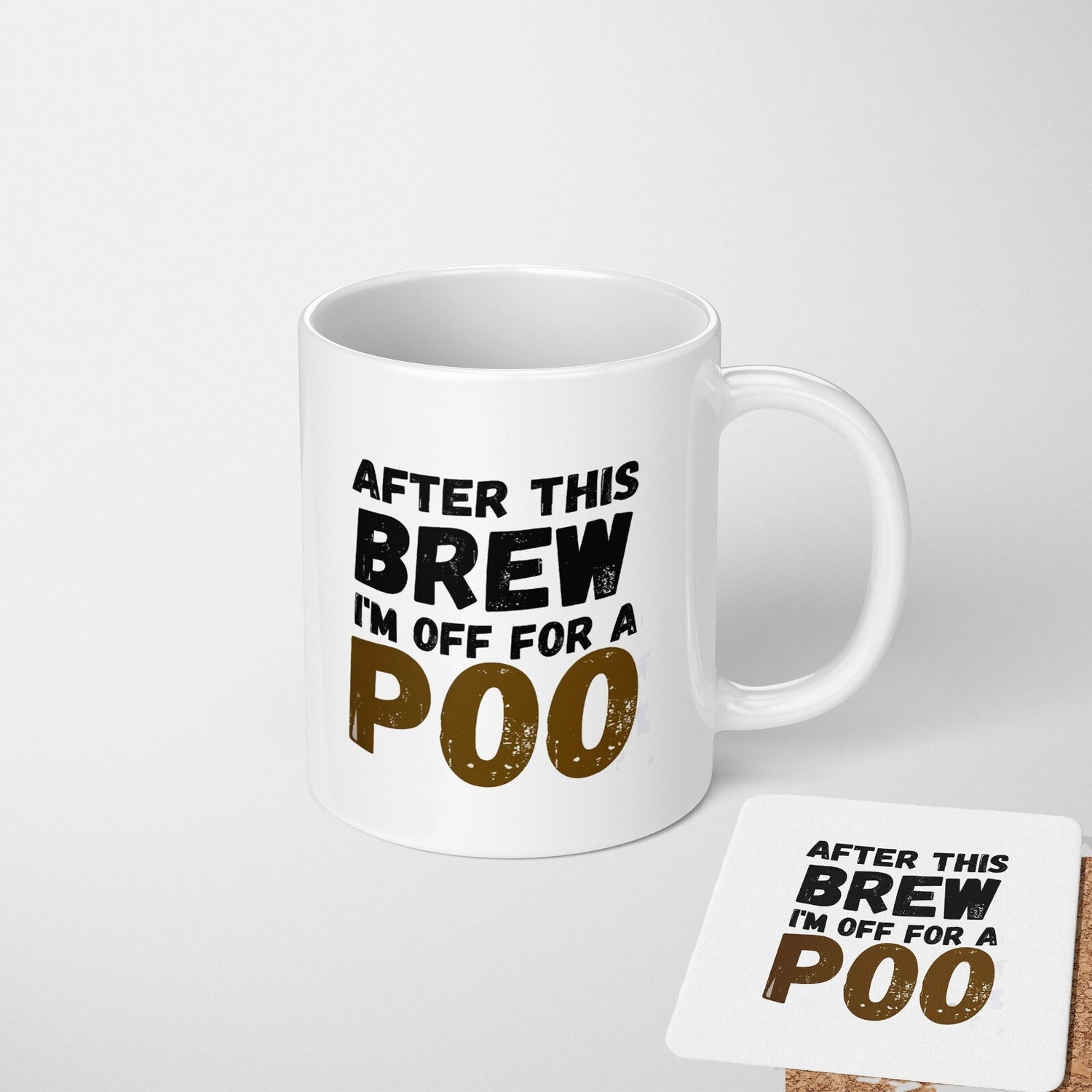 "After This Brew" Rude Funny Cheeky Gift Coffee Tea Mug + Coaster Option Him Her
