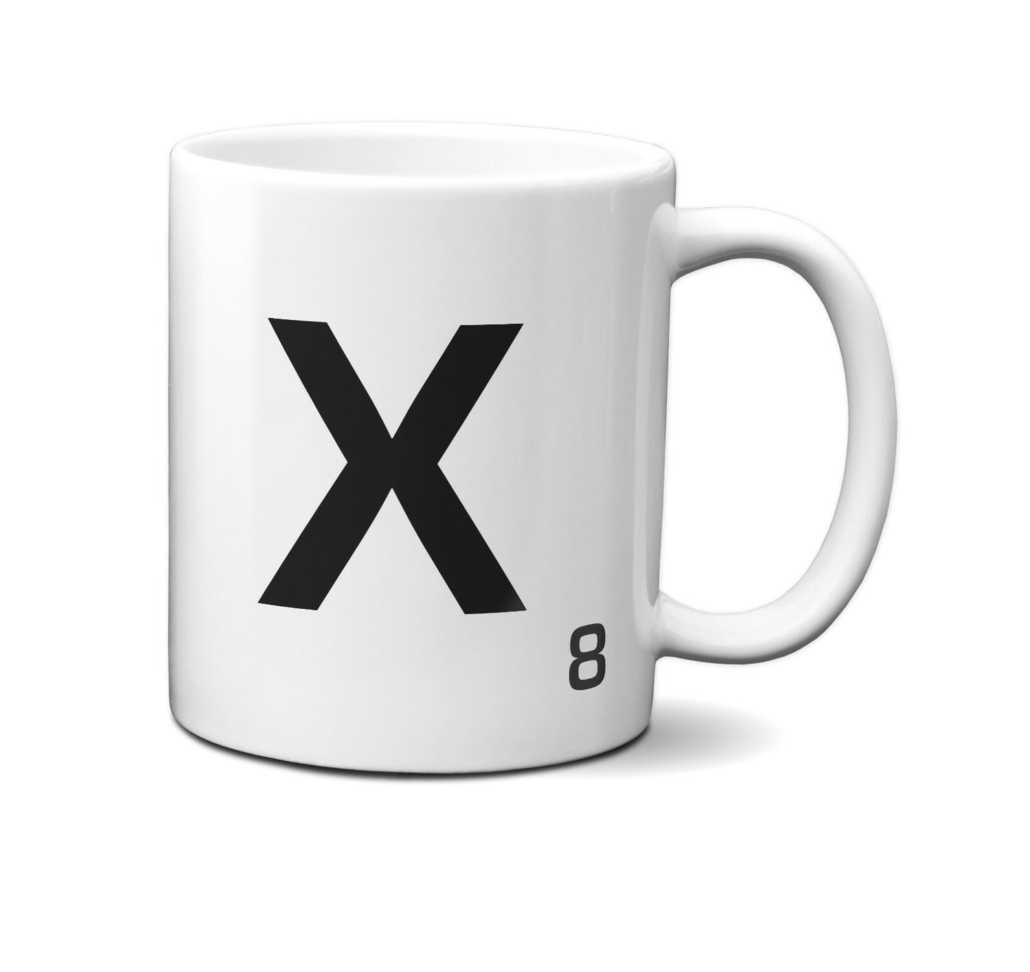 Scrabble Inspired Letter Mug Personalised Gift AZ Letters Gift 11oz Ceramic