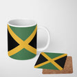 Jamaica Flag Jamaican Custom Printed Coffee Tea Mug Cup Set Coaster Gift Him Her