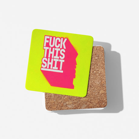 F*ck This Sh*t Rude Cheeky Funny Gift Coffee Tea Mug + Coaster Option Him Her