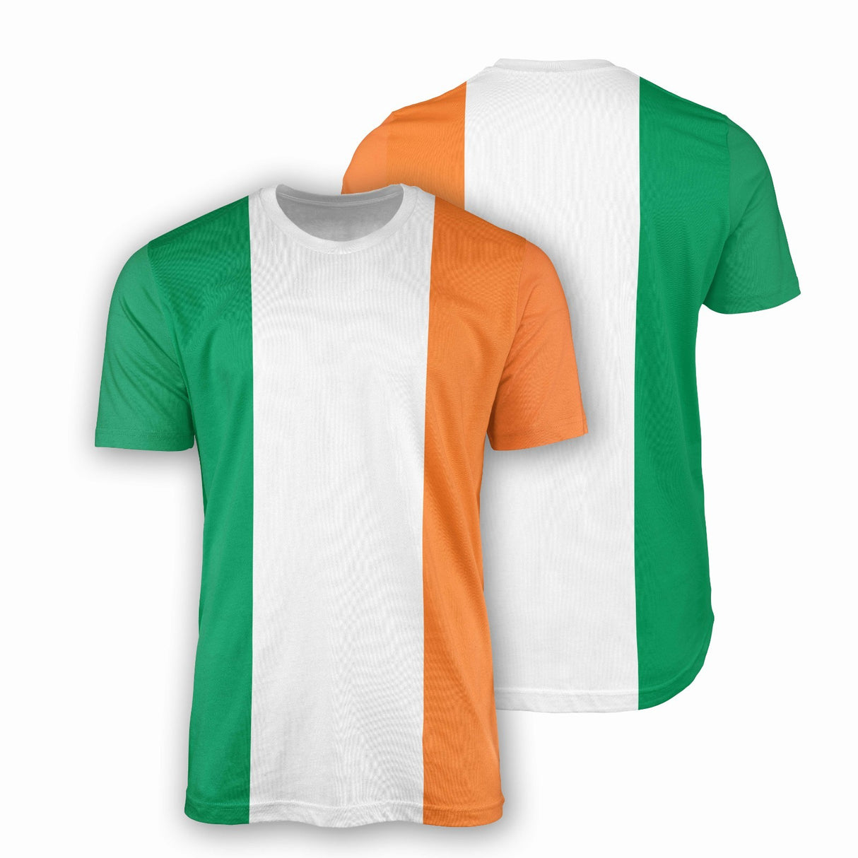 Irish Flag Ireland Custom All Over Printed Unisex T-Shirt Patriotic Tee Gift Top
