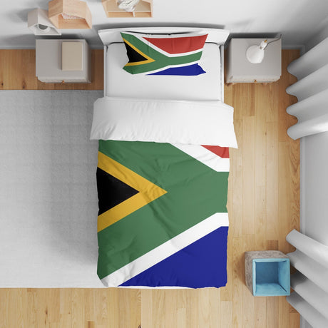 South Africa Flag Cot Bed Duvet Cover Toddler Pillowcase Design Gift Custom Cosy