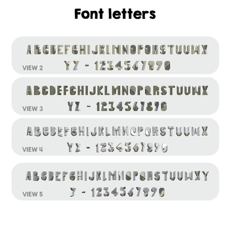 Personalised Geometal 3D Name Print Customised Printed Soft Pillowcase Pillow