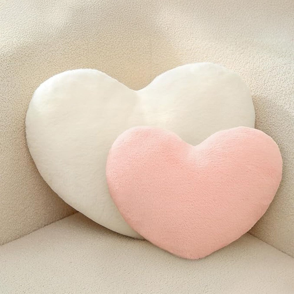 Soft Cuddly Heart Love Shaped Cushion Plush Pillow Custom Sizes & Colour Options