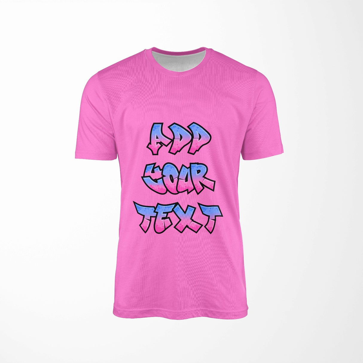 Personalised Urban Graffiti Printed T-Shirt Custom Name & Colour Unisex Adult