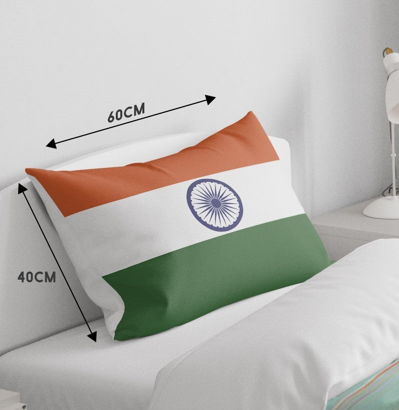 Indian Flag India Cot Bed Duvet Cover Toddler Pillowcase Design Gift Custom Cosy