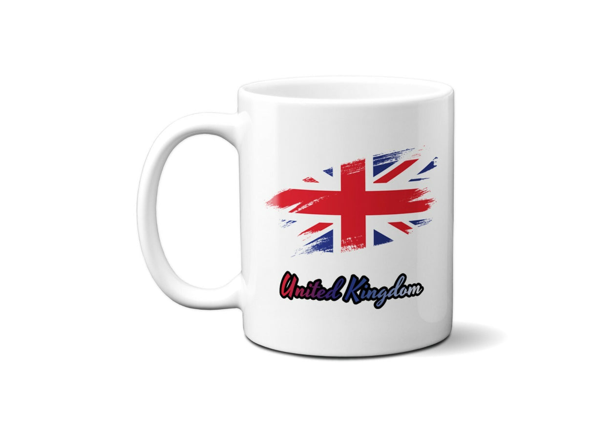 UK Flag Great Britain Union Jack Coffee Tea Mug 11oz Mug And Coaster Set Option