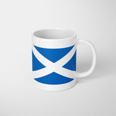 Scotland Flag Scottish Cross Custom Printed Coffee Tea Mug Coaster Gift Him Her