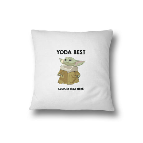 Personalised Yoda Best Inspirational Motivation Star Wars Inspire Filled Cushion