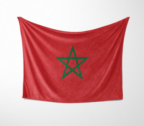 Morocco Flag Moroccan Fleece Blanket Home Decor Throw Gift Cosy Custom Soft Size