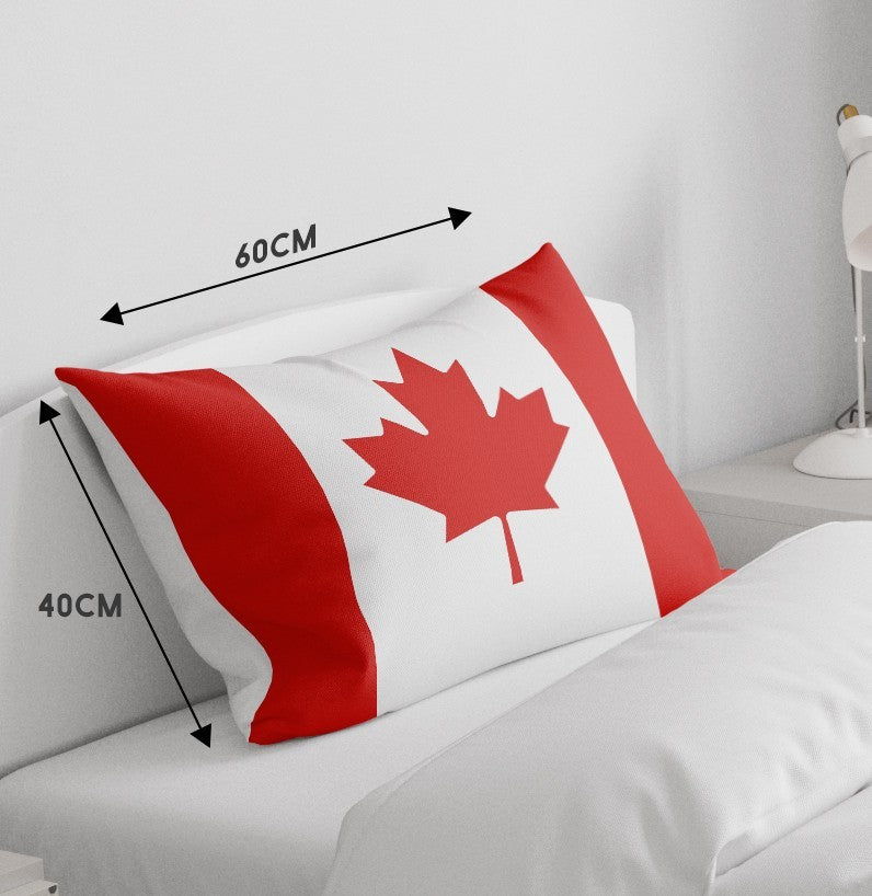 Canada Flag Canadian Cot Bed Duvet Cover Toddler Pillowcase Design Gift Custom