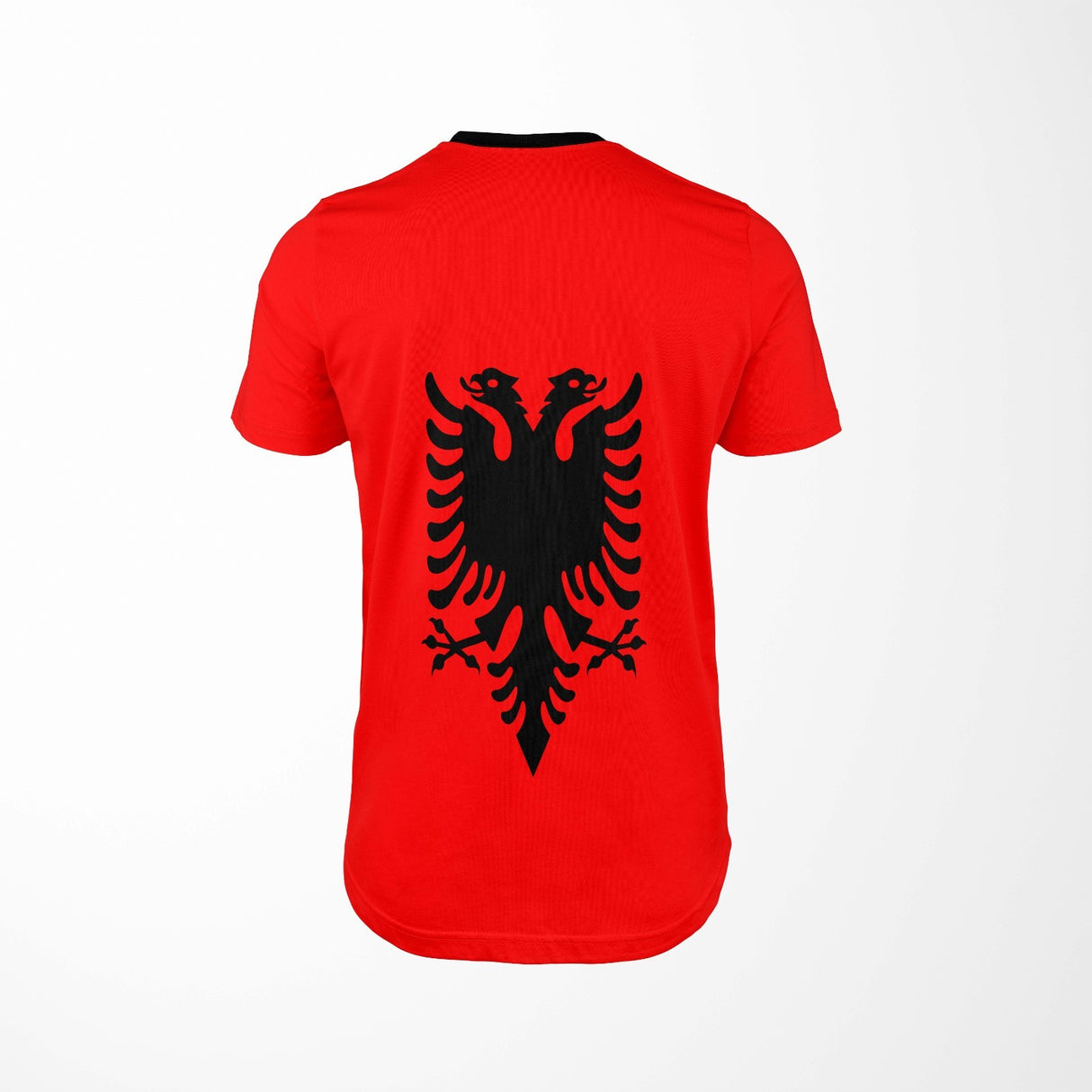 Albania Flag Custom All-Over Printed Unisex T-Shirt Top Patriotic Tee Cosy Gift