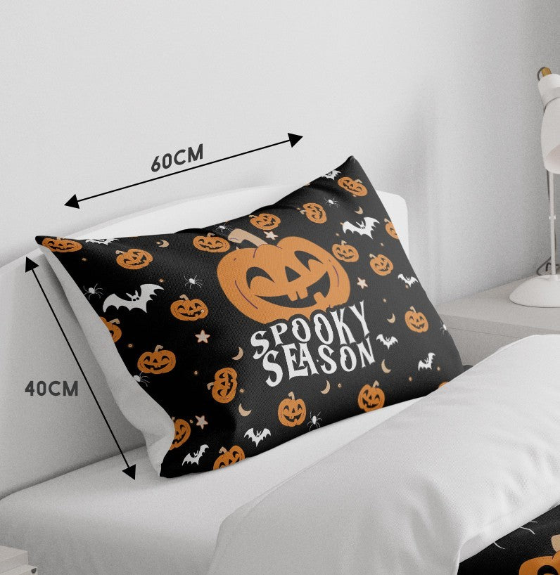 Spooky Season Halloween Bats Custom Kids Cot Bed Duvet Cover Pillowcase Set Gift
