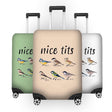 Nice T*ts Rude Funny Custom Luggage Cover Gift Personalised Suitcase Protector