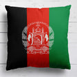 Afghanistan Flag Design Filled Square Cushion - Decorative Throw Gift Any Size