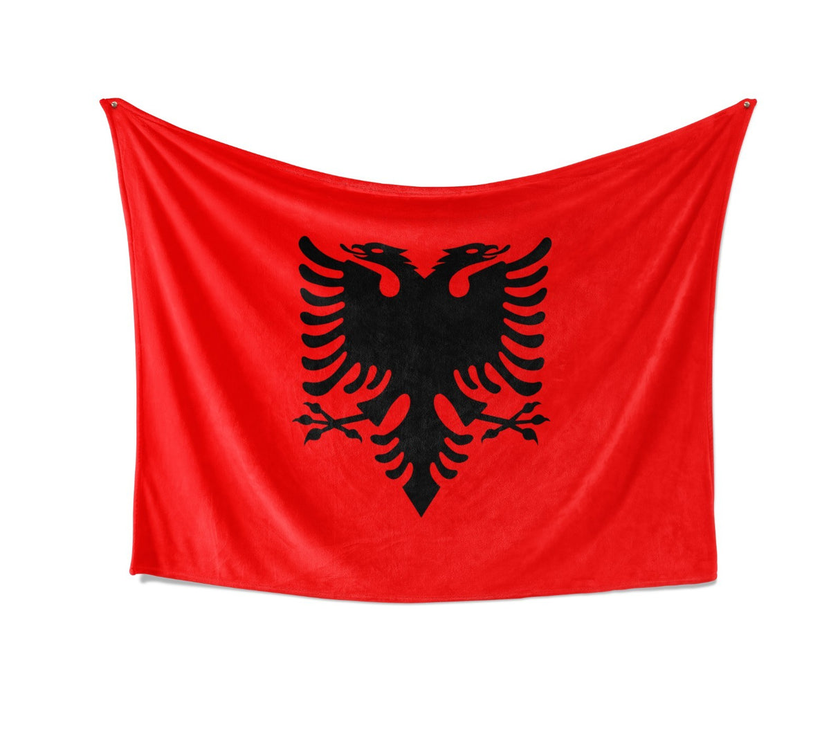 Albania Flag Fleece Blanket - Home Decor Throw Gift Cosy Custom Made Soft Warm