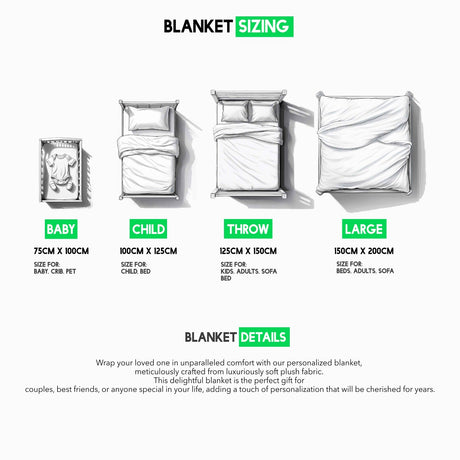 Upload Your Photo Music Player Custom Design Soft Warm Fleece Mink Blanket Decor