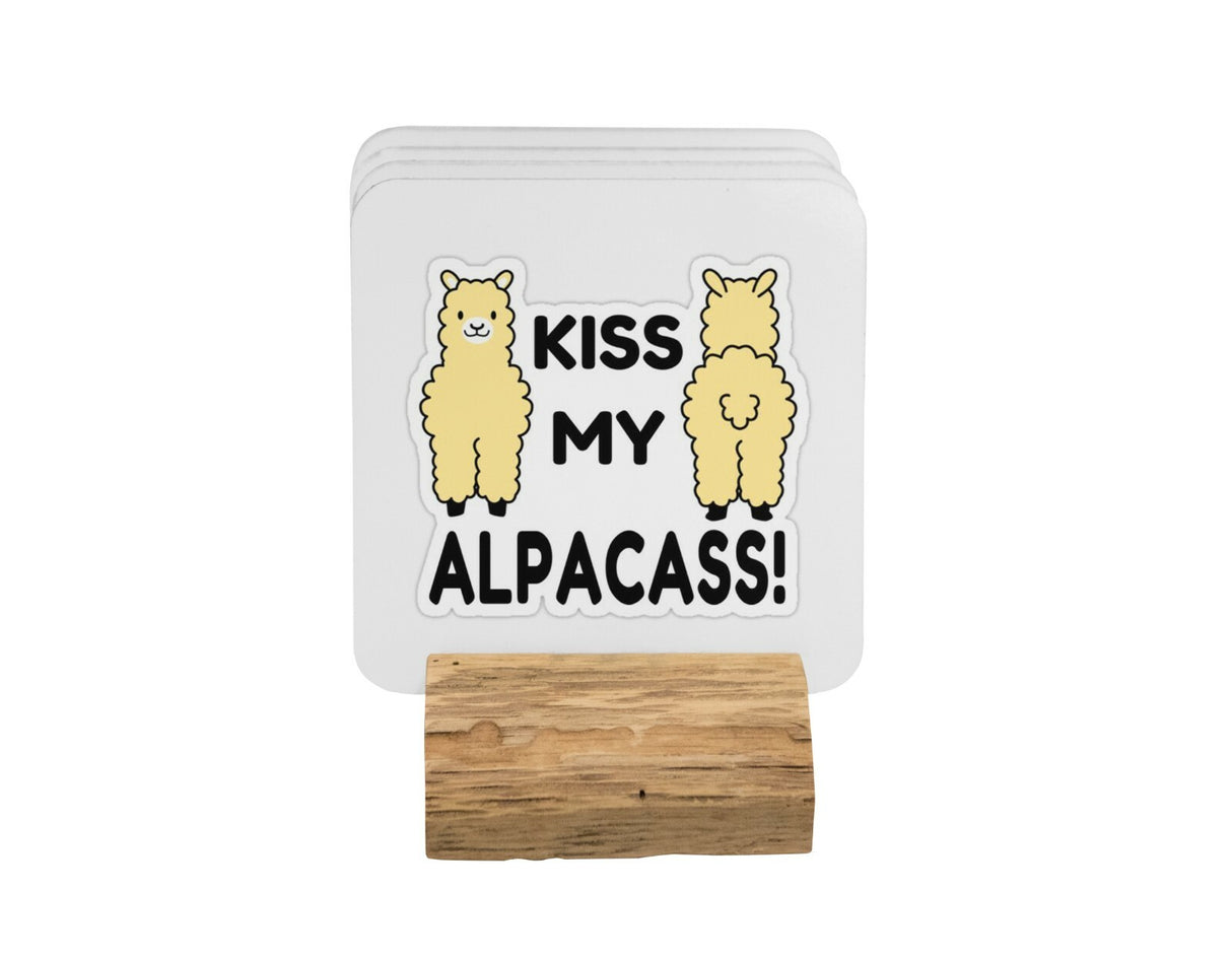 Kiss My Alpacass Alpaca Funny Novelty Rude Coffee Tea Mug Gift 11oz Ceramic Mug