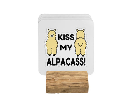 Kiss My Alpacass Alpaca Funny Novelty Rude Coffee Tea Mug Gift 11oz Ceramic Mug