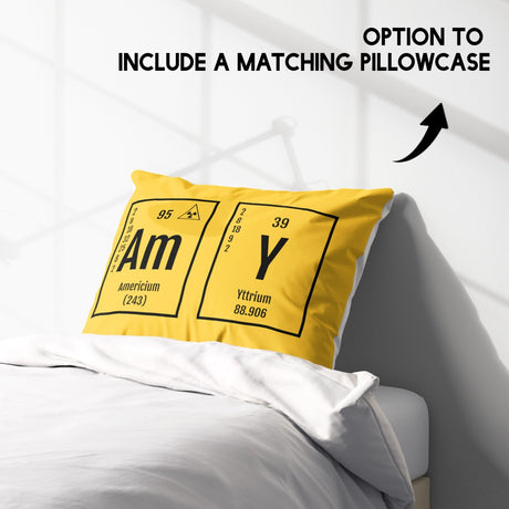 Personalised Science Chemical Periodic Soft Single Size Novelty Bed Duvet Cover