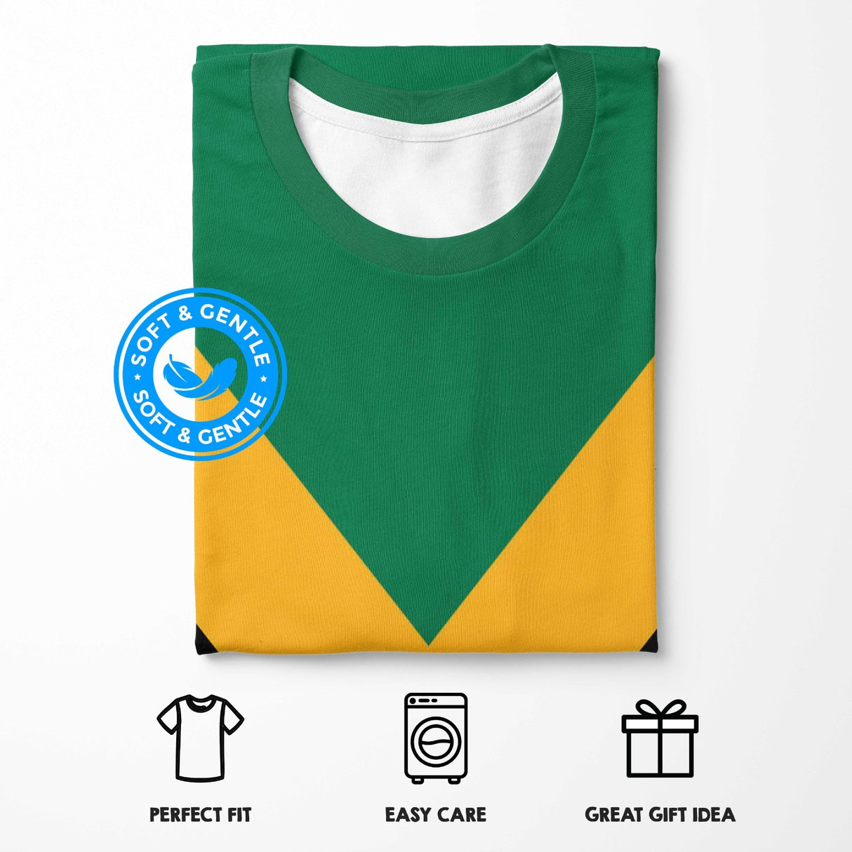 Jamaica Flag - Design Custom All-Over Printed Unisex T-Shirt Patriotic Tee Gift