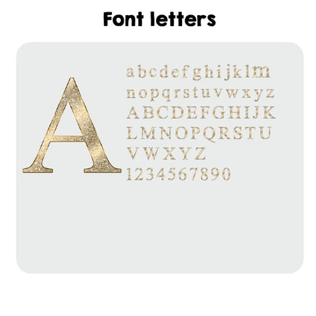 Personalised Any Name Vector Gold Font Soft Single Size Novelty Bed Duvet Cover