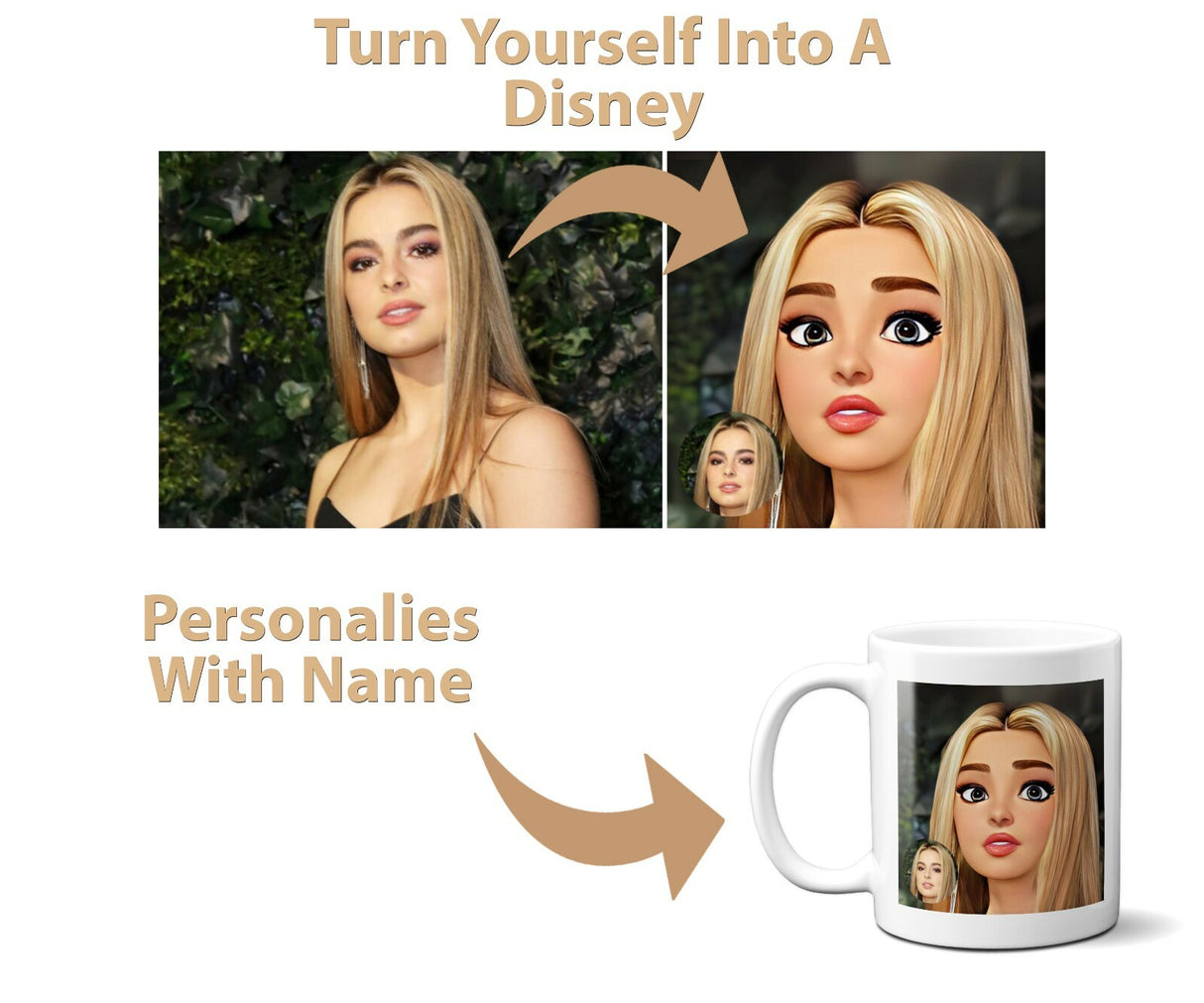 Personalise Yourself Cartoon Character Coffee 11oz Ceramic Mug