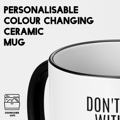 Dont Duck With Me Design Custom Heat Sensitive Magic Colour Changing Novelty Mug