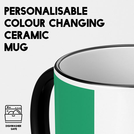 Ireland Flag Irish Gift Heat Sensitive Magic Colour Changing Mug Novelty Cup