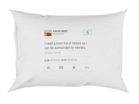 Celebrity Tweets Saying Novelty Funny Soft Pillowcase Pillow Case Cover Gift