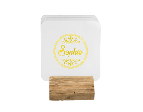 Circle Border With Scroll Coffee Tea Mug 11oz Mug And Coaster Set Option