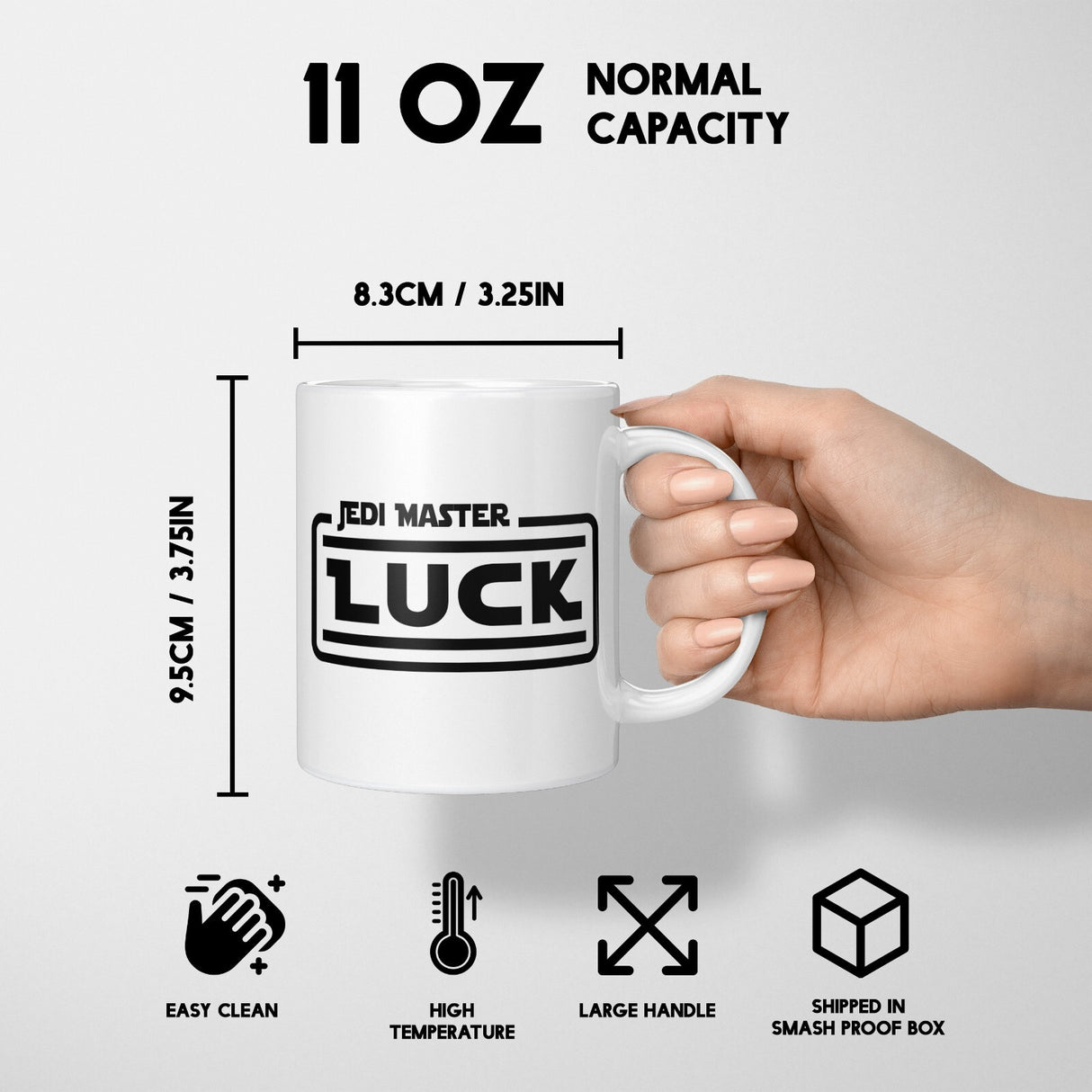 Jedi Star Wars Theme Inspired Personalise Name Custom Tea Coffee Mug Set Gift