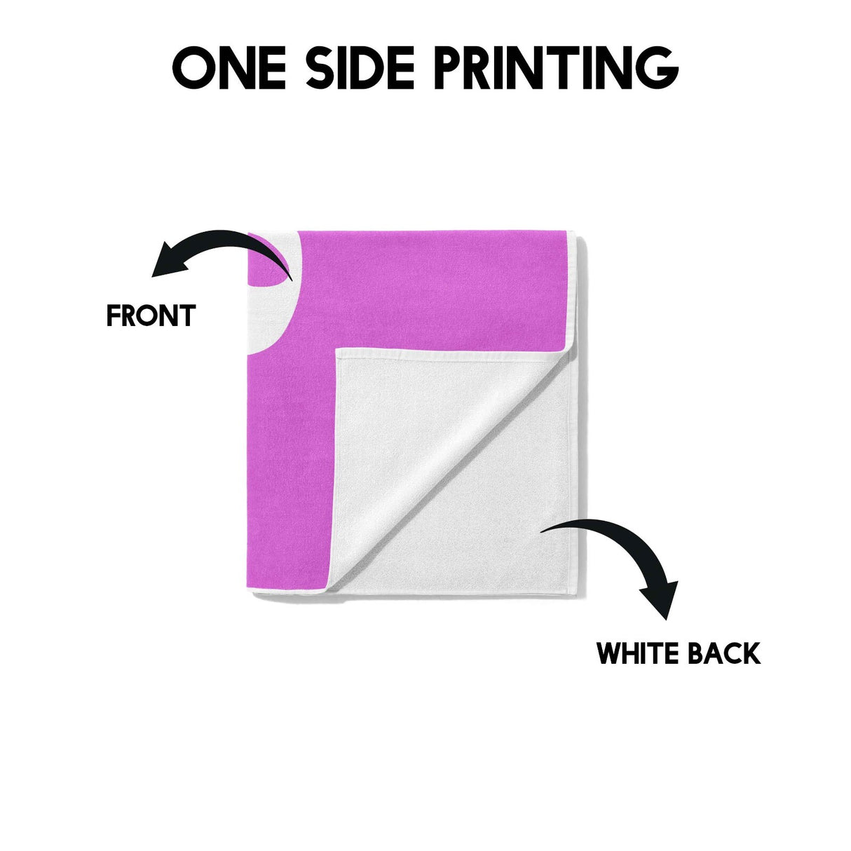 Personalised Name Custom Any Background Colour Absorbent Beach Bath Sheet Towel