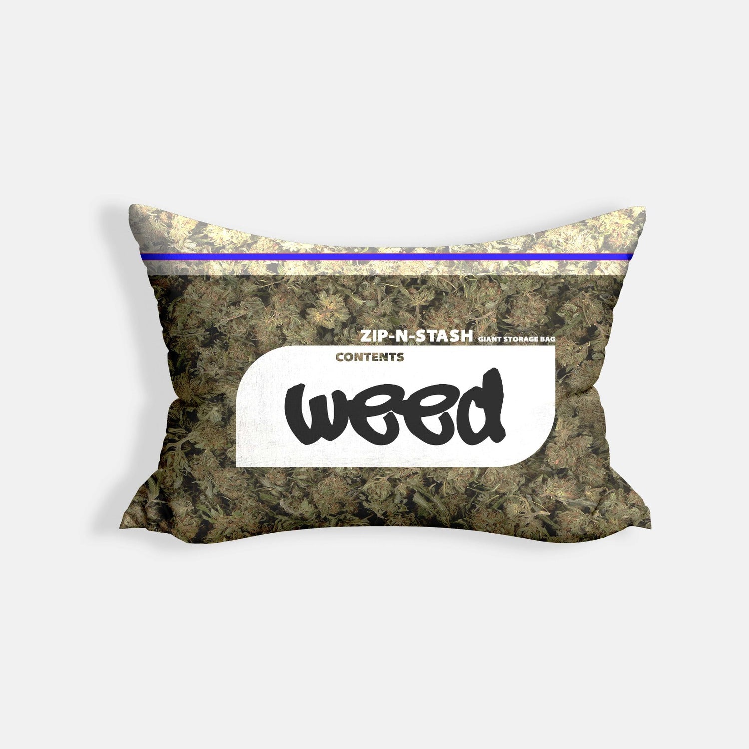 Weed Bag Funny Prank Cheeky Novelty Joke Single Duvet Cover + Pillowcase Option
