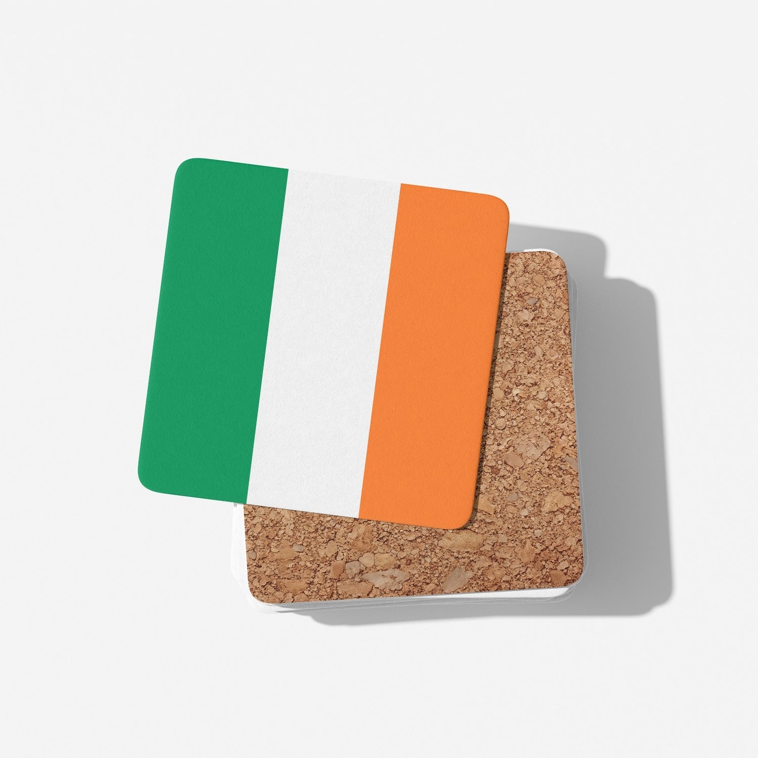 Ireland Flag Irish Novelty Custom Printed Coffee Tea Mug Coaster Gift Him Her