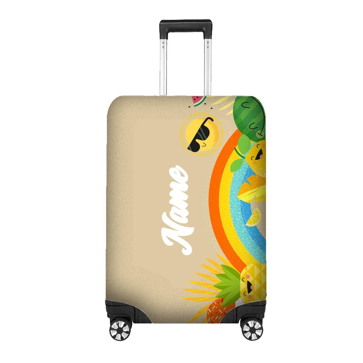 Summer Kids Cool Name Gift Custom Luggage Cover Personalise Suitcase Protector