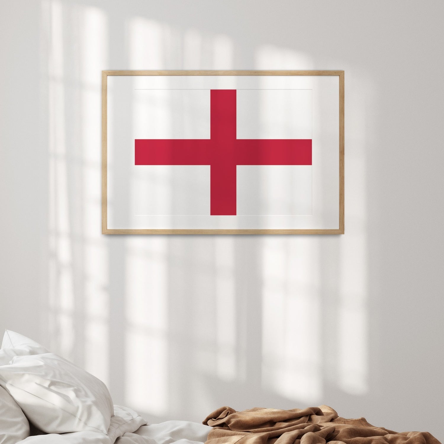 England Flag St George's Cross Custom Wall Art Poster Picture Print Decor