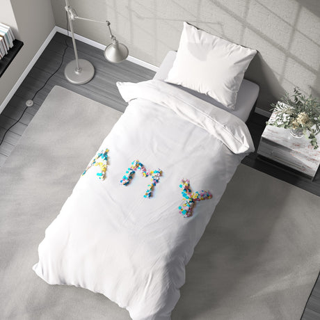 Personalised Confetti Handmade Font Soft Single Size Novelty Bed Duvet Cover