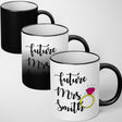 Personalised Future Mrs Heat Sensitive Magic Colour Changing Mug Novelty Cup